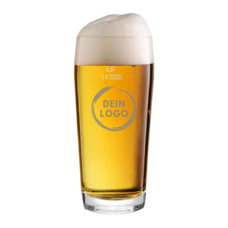 Biergläser (Helles) mit Logogravur