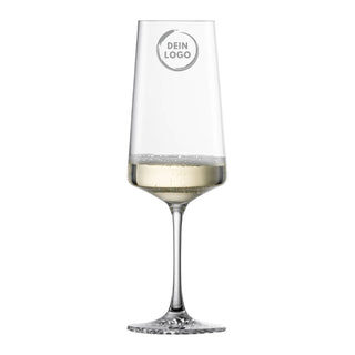 Champagnergläser mit Logogravur
